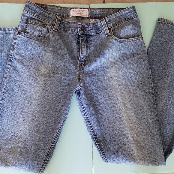 Levi Strauss Signature - Stretch Mid Rise Straight Leg - Bootcut -Misses 10 Long - Picture 1 of 10